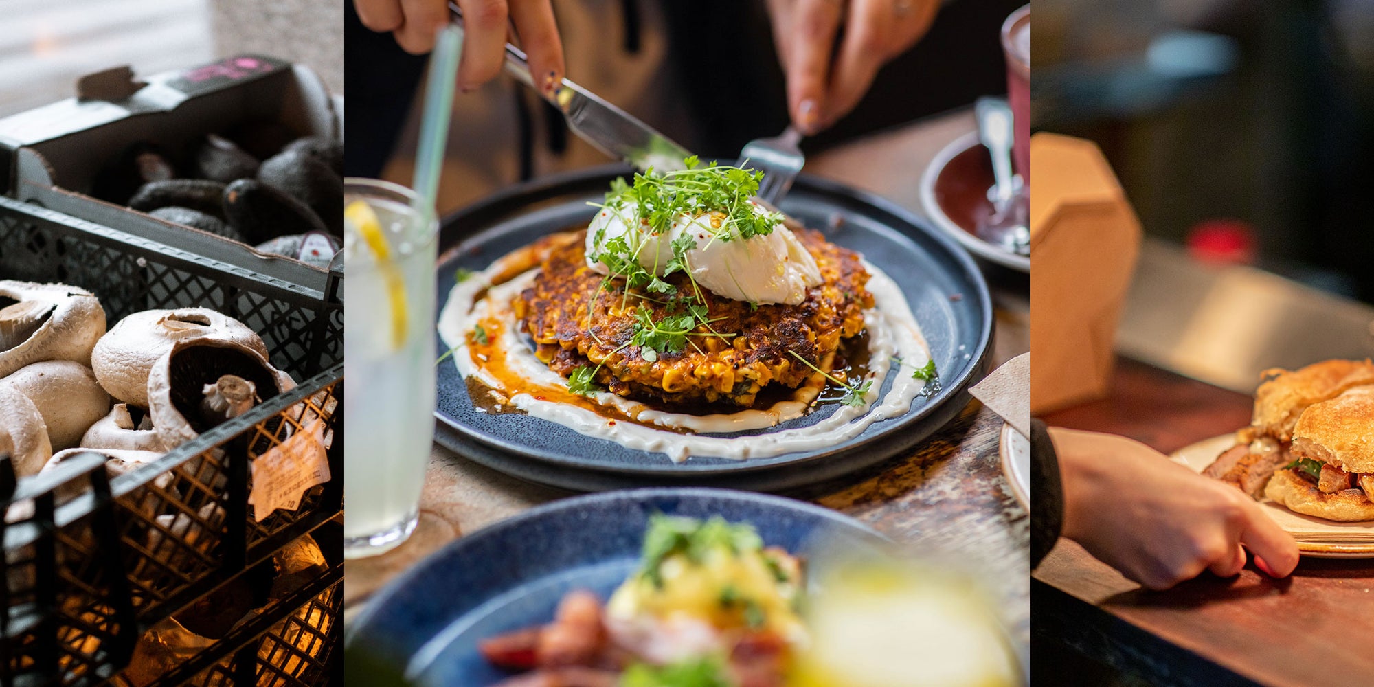Federal Cafe cheddar corn fritters Manchester